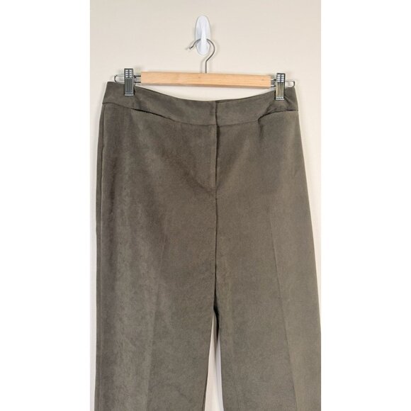 J. McLaughlin Chino Pants Womens 4 Brown Stretch Flat Front Straight Leg Preppy - Picture 4 of 10